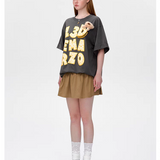 13DE MARZO | 2503 Biscuits Logo T-shirt Grey