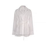 Kroche 2505 法式蕾丝双门襟假两件衬衫