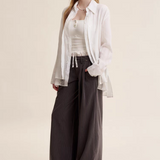 Kroche 2505 法式蕾丝双门襟假两件衬衫