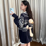 13DE MARZO | SS2309 Bear Exotic Nostalgia Sweater