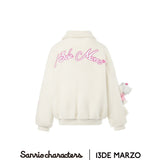 13DE MARZO | SS2309 Hello Kitty Bear Fleece Coat White
