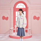 13DE MARZO | SS2309 Hello Kitty Bear Fleece Coat White