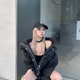 13DE MARZO | SS2309 Doozoo Ghost Line Down Jacket Black