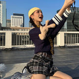 13DE MARZO | SS2401 One Piece Sweater Skirt Navy Blue