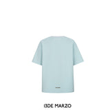 13DE MARZO | SS2403 Badges Velcro T-shirt Wathet Blue