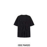 13DE MARZO | SS2404 Whole Piece Padded Becr T-shirt Black