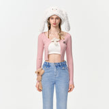 13DE MARZO | 2407 Doozoo Buckle Cardigan Pink