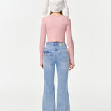 13DE MARZO | 2407 Doozoo Buckle Cardigan Pink
