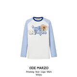 13DE MARZO | 2408 Printing Star Logo Shirt White