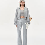 13DE MARZO | 2408 Doozoo Flare Jeans Grey