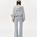 13DE MARZO | 2408 Doozoo Flare Jeans Grey