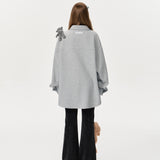 13DE MARZO | 2410 Friends Hangout Waffle Check Shirt Grey