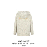 13DE MARZO | 2410 Doozoo Button Yarn Knit Cardigan White