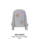 13DE MARZO | 2410 Doozoo Rhinestone Cardigan Grey
