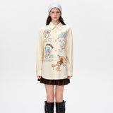 13DE MARZO | 2501 Doozoo Cartoon Shirt Yellow