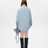 13DE MARZO | 2501 Doozoo Cartoon Shirt Blue