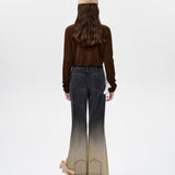13DE MARZO | 2501 Doozoo Around Flare Jeans Black