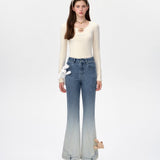 13DE MARZO | 2501 Doozoo Around Flare Jeans Blue