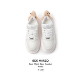 13DE MARZO | 2501 Bear Thick Base Sneaker White