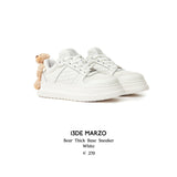 13DE MARZO | 2501 Bear Thick Base Sneaker White