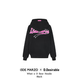 13DE MARZO | 2501 What a D Bear Hoodie Black