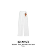 13DE MARZO | 2504 Sunburnt Bear Sun Protection Pants White