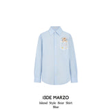 13DE MARZO | 2504 Island Style Bear Shirt Blue