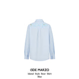 13DE MARZO | 2504 Island Style Bear Shirt Blue