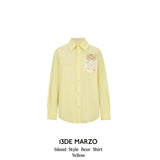 13DE MARZO | 2504 Island Style Bear Shirt Yellow