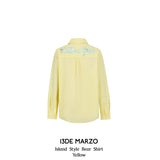 13DE MARZO | 2504 Island Style Bear Shirt Yellow
