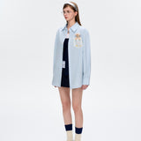 13DE MARZO | 2504 Island Style Bear Shirt Blue