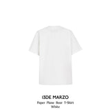 13DE MARZO | 2504 Paper Plane Bear T-Shirt White
