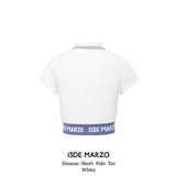 13DE MARZO | 2504 Doozoo Short Polo Tee White