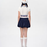 13DE MARZO | 2504 Doozoo Short Polo Tee White