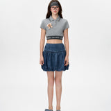 13DE MARZO | 2504 Doozoo Short Polo Tee Grey