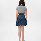 13DE MARZO | 2504 Doozoo Short Polo Tee Grey