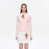 13DE MARZO | 2504 Sunburnt Bear Sun Protection Slim Jacket Pink