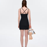 13DE MARZO | 2504 Strapless Bodycon Dress Black