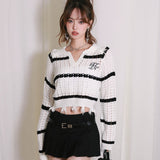 OZLANA SS2303 Layered Pleated Skirt Black