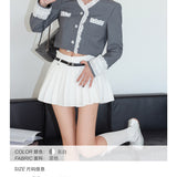 SOMESOWE SS2303 法式花边拼接西装外套