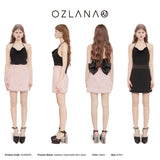 OZLANA SS2303 Seafoam Detachable Mini Dress