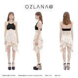 OZLANA SS2303 Venus Rises Contrast Midi Dress