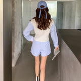MacyMccoy 条纹衬衫套装