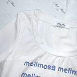 MeliMosa 字母短袖