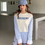 MacyMccoy 条纹衬衫套装