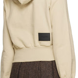 WE11DONE Beige Printed Hoodie