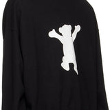 WE11DONE Black Teddy Hoodie