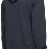 WE11DONE Navy Fitted Basic Hoodie