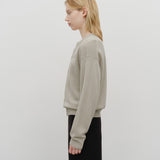 MARITHE 2511 基础简约圆领开衫 米色