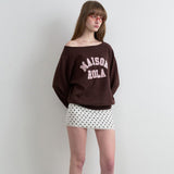 ROLAROLA 2605 DOT MINI SKIRT WHITE